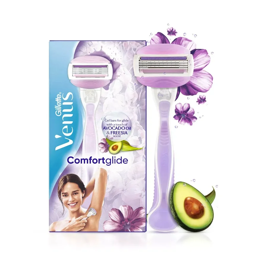 Gillette Venus Comfortglide Бритва для удаления волос женщин С Маслом Авокадо