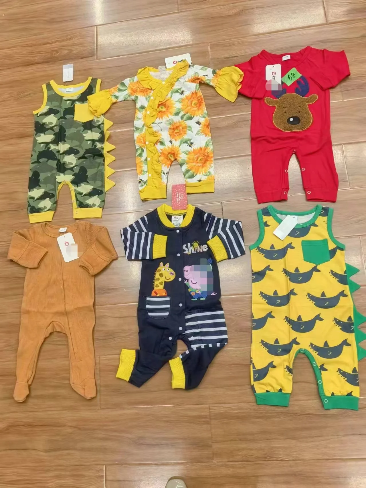 new born baby rompers children short sleeve clothes girls boys new brand sleeveless rompers