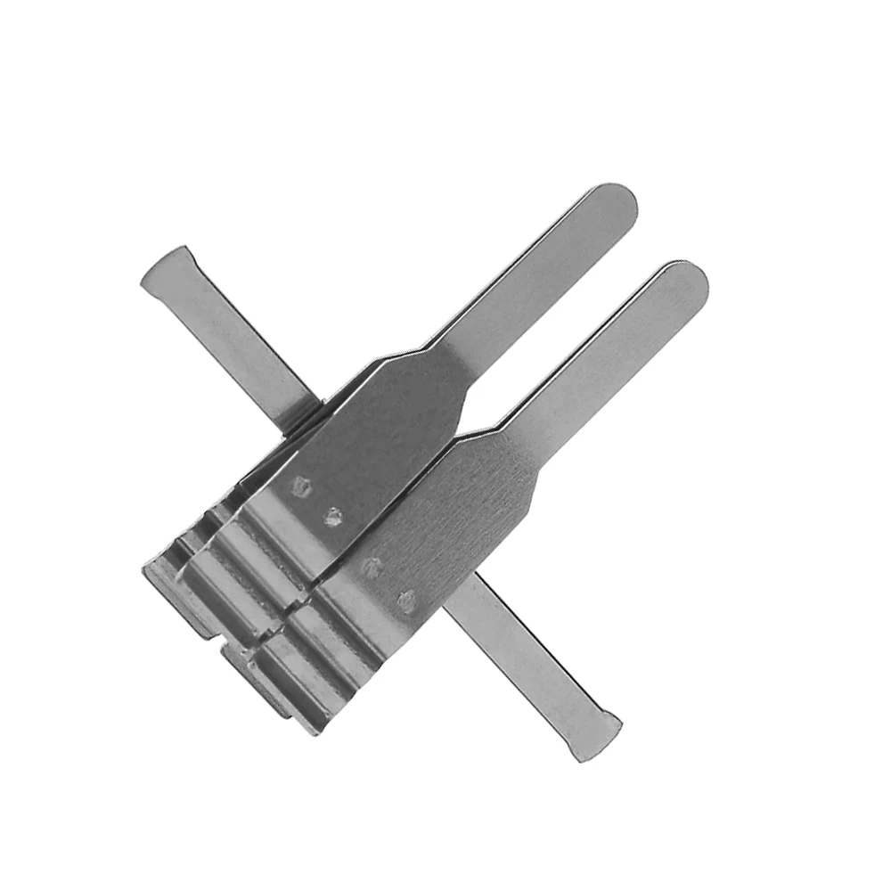 Hand Applied Approximator Clamp Flat Jaws Double Without Frame Vessel Microvascular Clamps