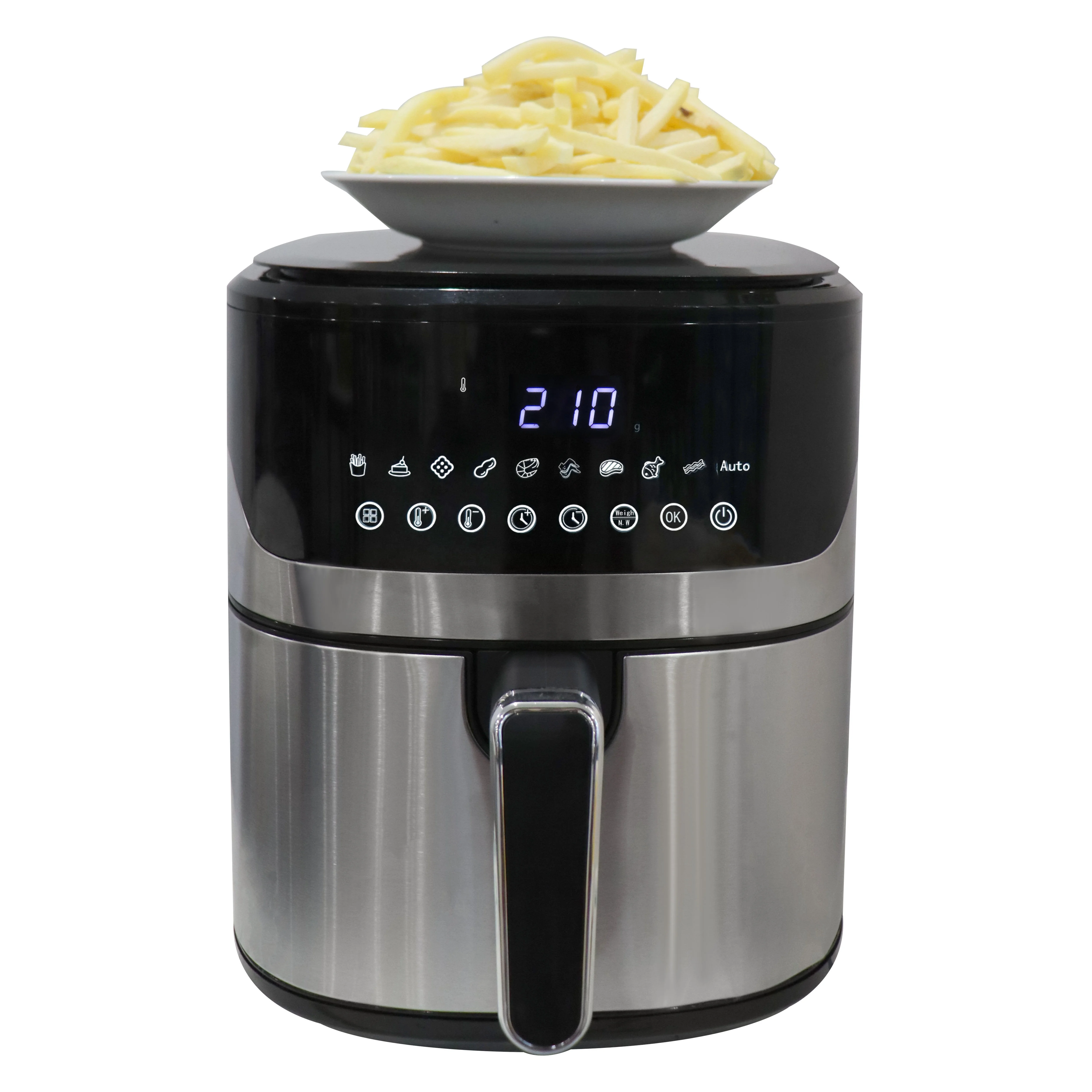 6.5L Hot Sale Smart Rapid Air Fryer Electric Deep Fryer with scale friteuse cosori air fryer