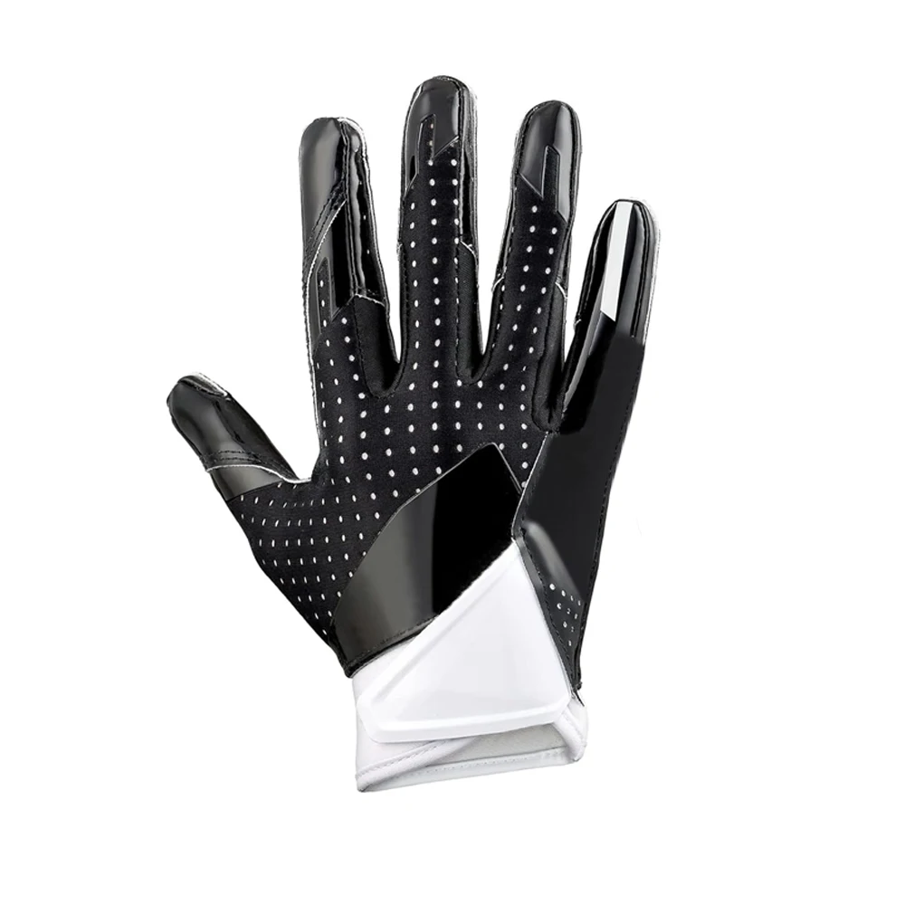 Youth Football Gloves with Silicone Grip for New Day Game High Tack Receiver Gloves Superior Support and No Slip Feature