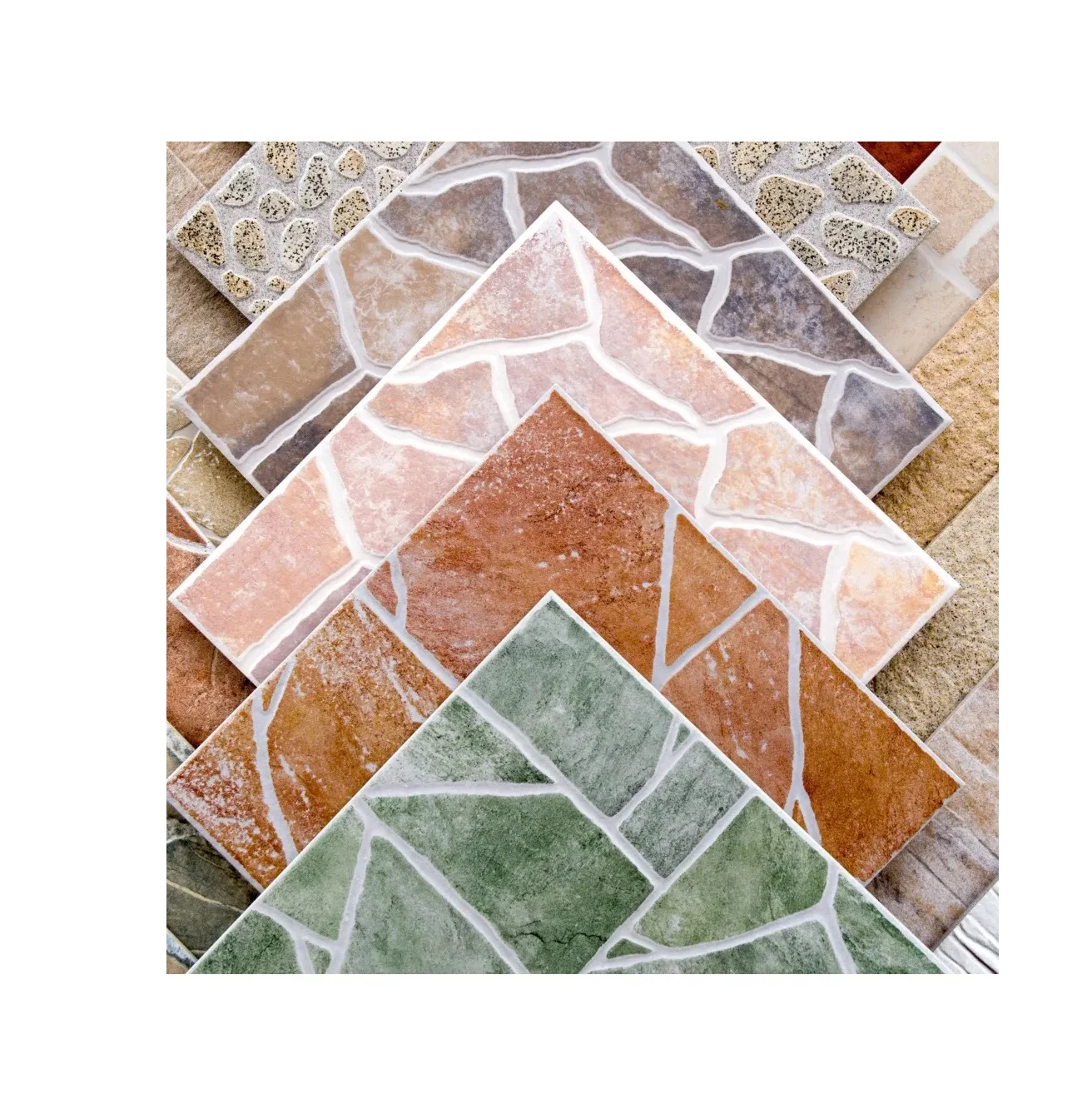 Standard Quality Matt Collection Indian Origin Ceramic Floor Tiles for Bathroom and Kitchen room Application