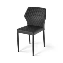 Factory Wholesale Luxury Design Fabric Modern Bordeaux Velvet Accent Dining Chairs Steel Frame Dining Chair