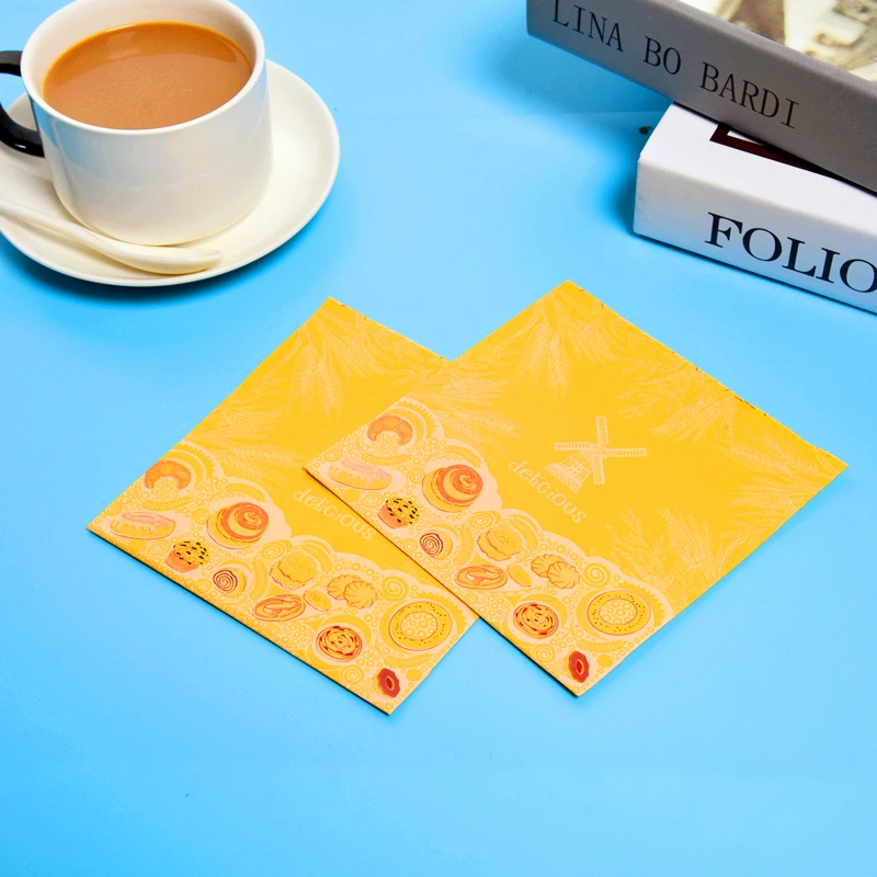 Manufacturers Custom Durable Food Grade Brown Food Kraft Paper Bag Without Handles