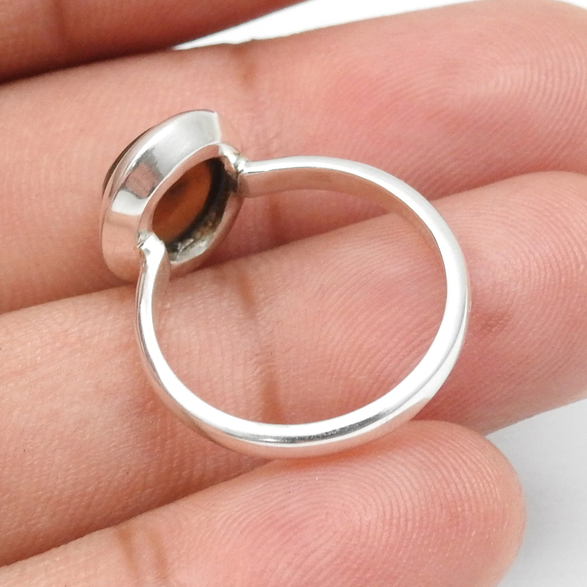 AA+ Black Opal 925 Starling Silver Engagement Rings Natural Birthstone Gemstone Luxury Design Dainty Rings For Her Wholesale OEM