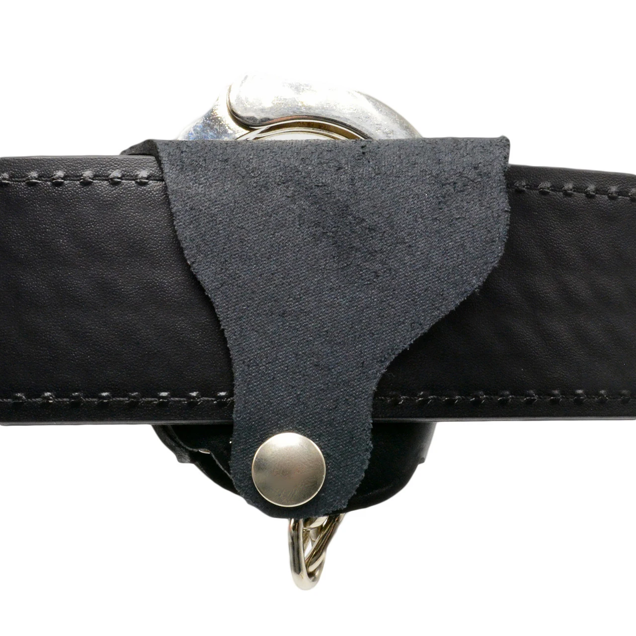 Wholesale Custom Portable Cow Leather Handcuffs Veg Tanned Matt Finish with Quick Release Tactical Case for Security