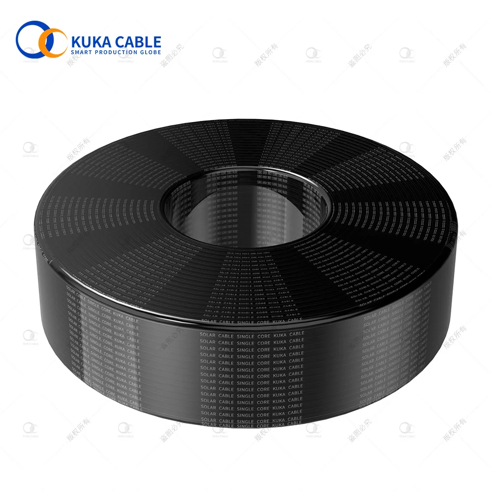 TUV approved XLPO DC 1500V 1X4mm2 Solar Cable for Solar System