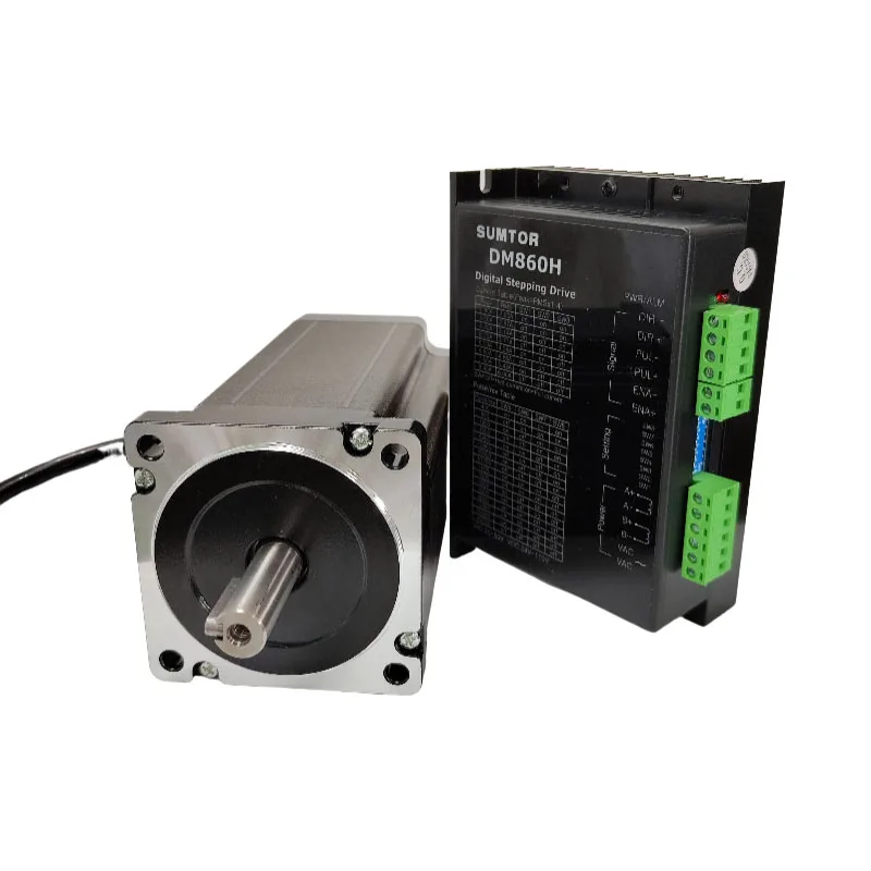12N. m High Torque Stepper Motor Two-phase Nema 34 Stepper Motor with Driver DM860H