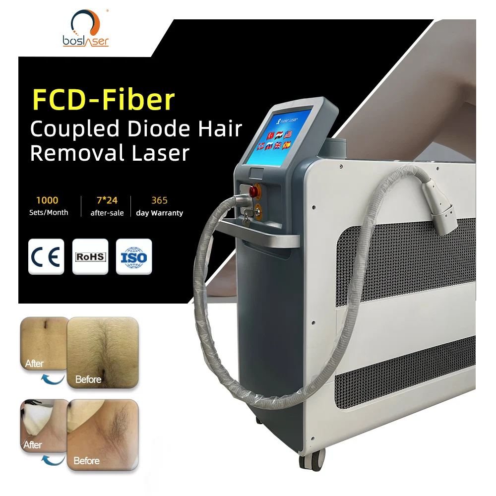 Diode laser hair removal laser professional Skin Rejuvenation fiber coupled laser diode module device