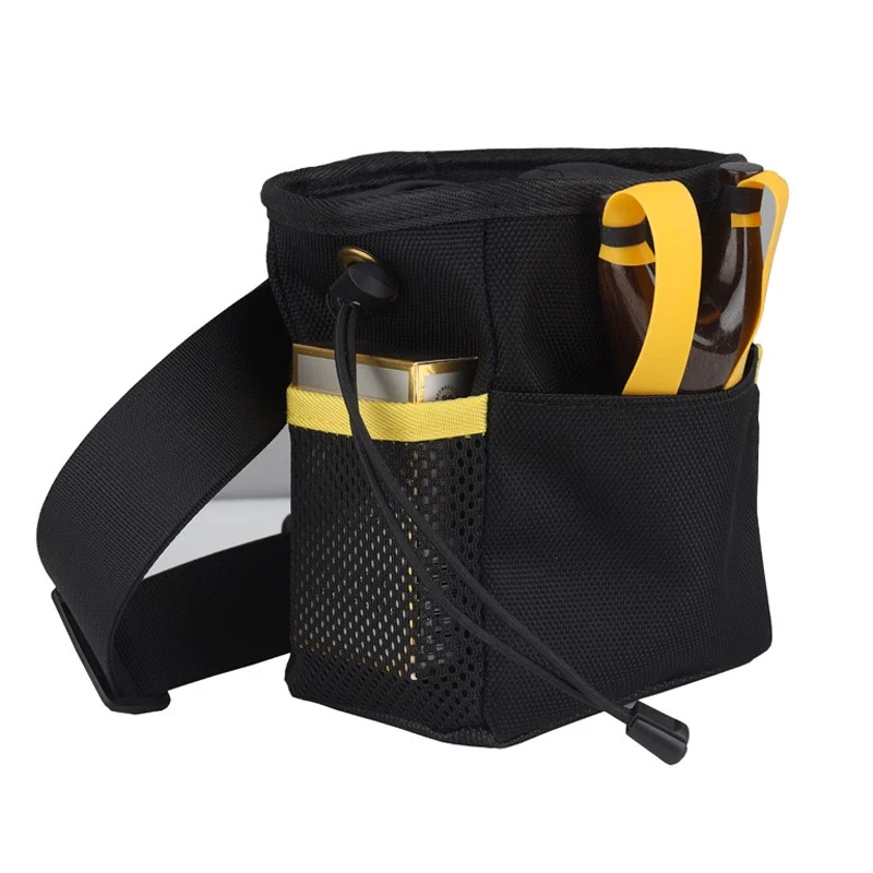 Slingshot bag portable wear-resistant marble bow and grain integrated bag waist hanging tactical pouch
