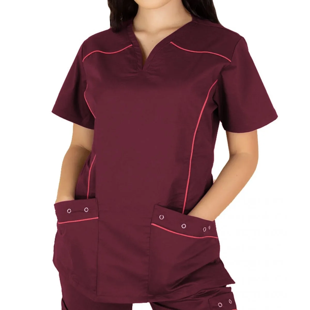 Hot Sale Anti Wrinkle Washable Soft Fabric Nurse Scrubs Hospital Uniform Medical Scrub Suit Top Quality Cheap Price Scrubs