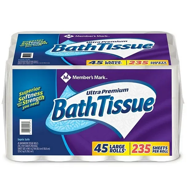 Ultra Premium Soft and Strong Toilet Paper, 2-Ply (235 Sheets, 45 Rolls)