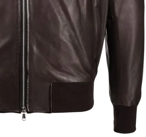 High Quality Brown Leather Fashionable Jacket men slim fit Customized motorcycle Jacket unisex men women leather jacket