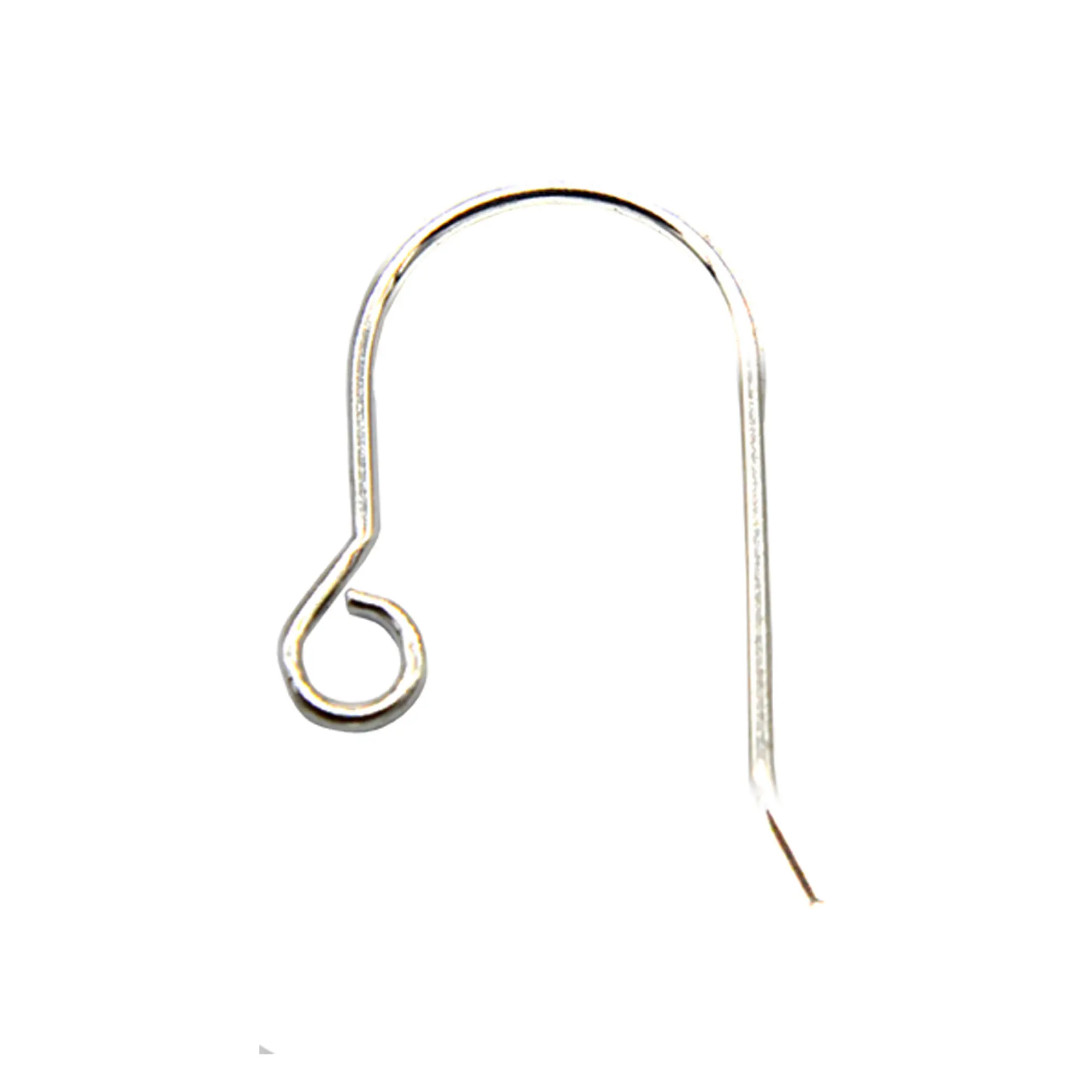 925 Sterling Silver Earwire Plain Ear Hooks For Silver Earrings Jewelry Findings & Jewelry Making Supplies
