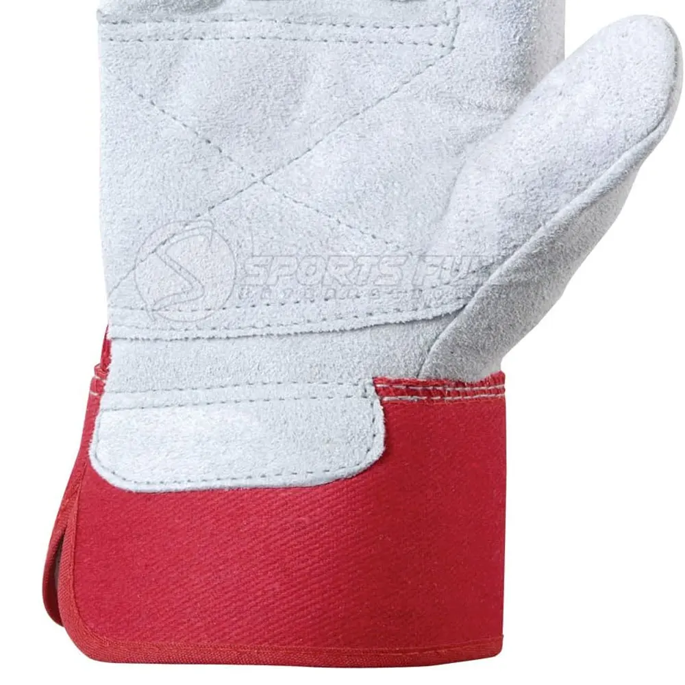 Best Quality Impact Protective Safety Gloves  Cowhide Split Leather Patch Palm Safety Gloves For Safety