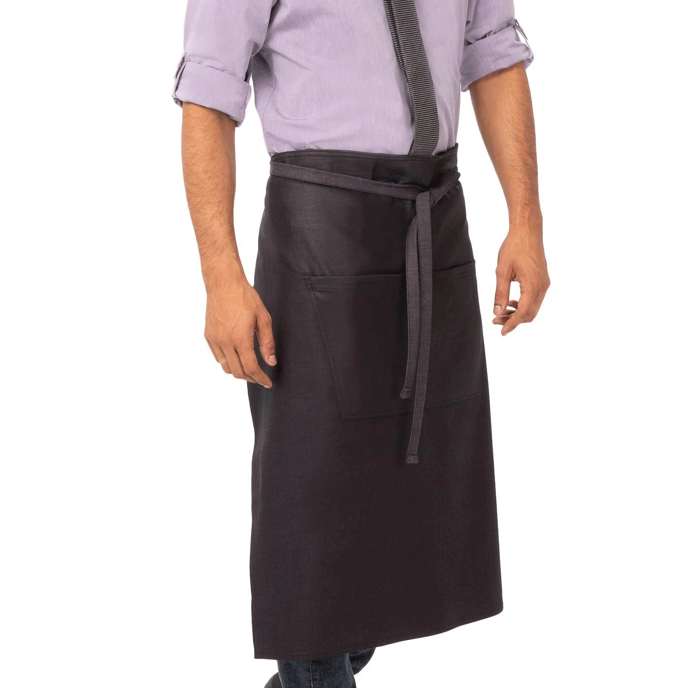 Heavy-Duty Waist Apron With Secure PU Straps, Premium Jean Material Culinary Professions Custom Logo Lightweight & Stylish Apron