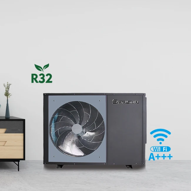 Высококачественный инверторный тепловой насос R32 A +++ Sprsun EVI DC для нагрева охлаждающей горячей воды