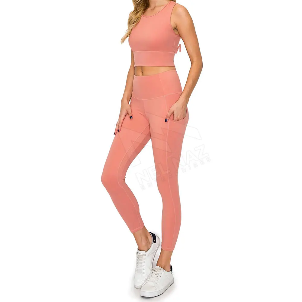 New Seamless Ribbed Yoga Set Women Sports Clothes Plus Size Yoga Sets Yoga Bra Leggings Gym Fitness Sets