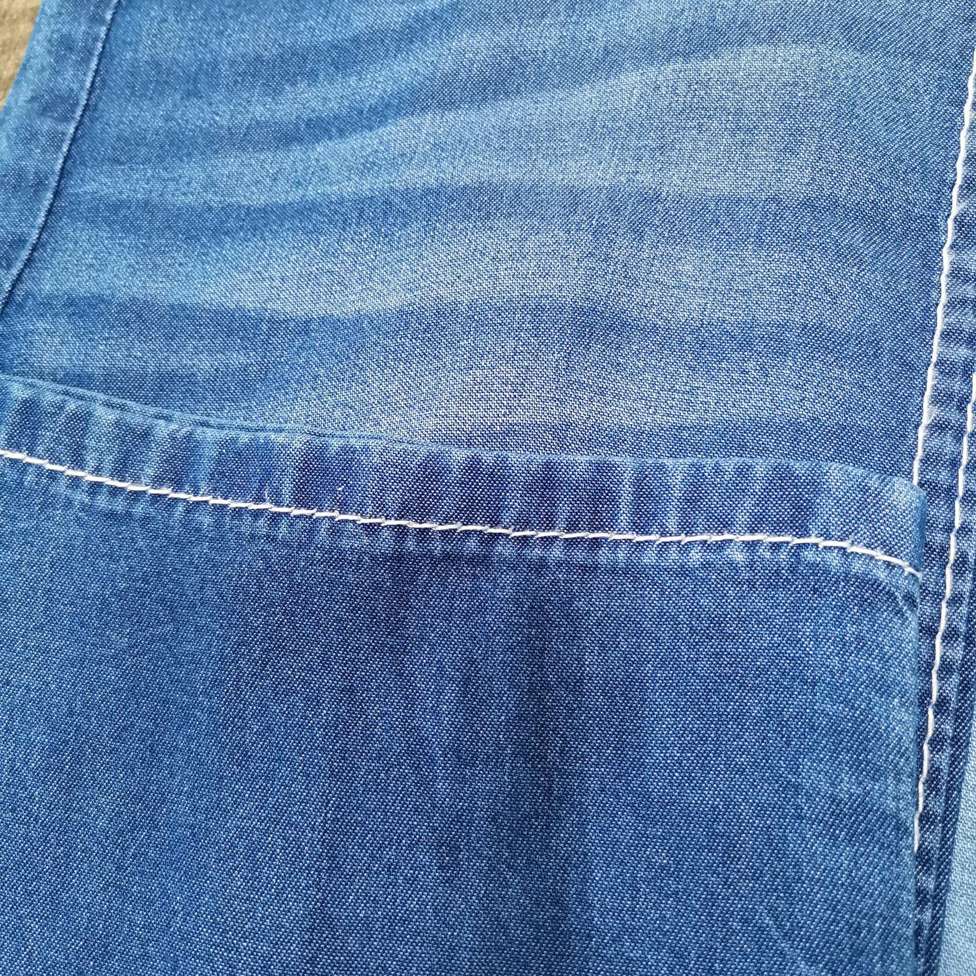 291A-2 super soft 5.8oz Shirt Fabric 100% Lyocell light denim fabric