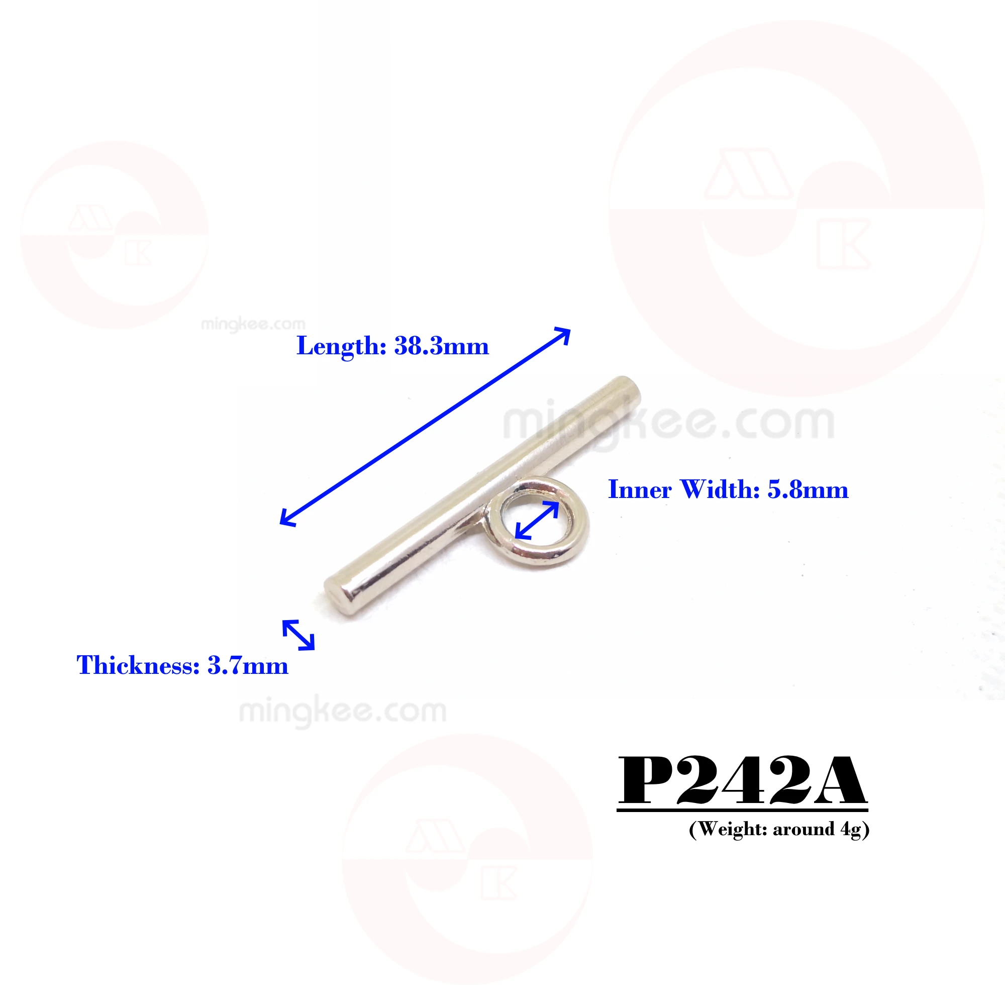 Gold and Silver Zinc Alloy Metal Garment and Handbag Chain Use of T Bar accessories for bags