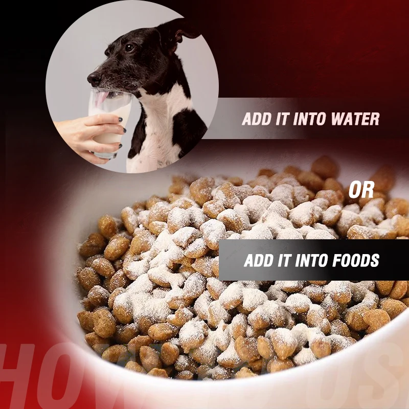 oem odm dog Muscle Building Supplement Support dog Muscle Growth Mass Weight Gainer for pet