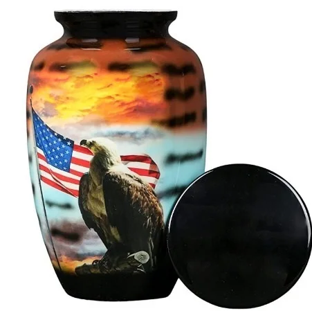 USA Flag Urn for Human Ashes