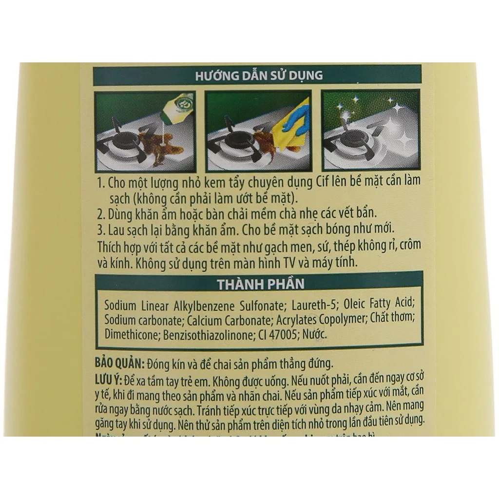 CIF MULTI PURPOSE CLEANER CREAM 690G/CIF CREAM/VIETNAM CIF CLEANER CREAM WHOLESALE