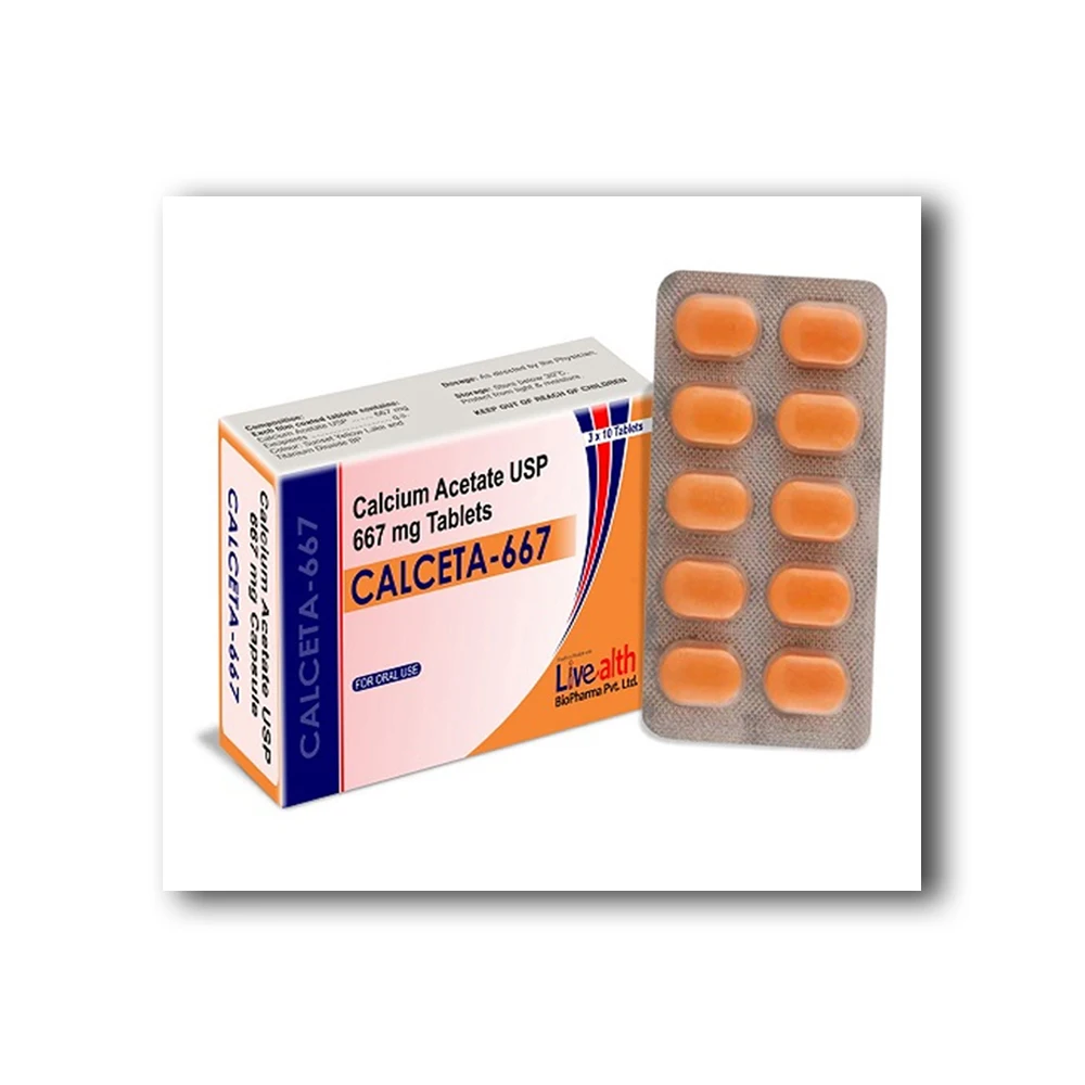 Оптом от производителя Livehealth лучший качественный травяной экстракт добавка Calceta-667 кальция 667 мг таблетки для здоровья