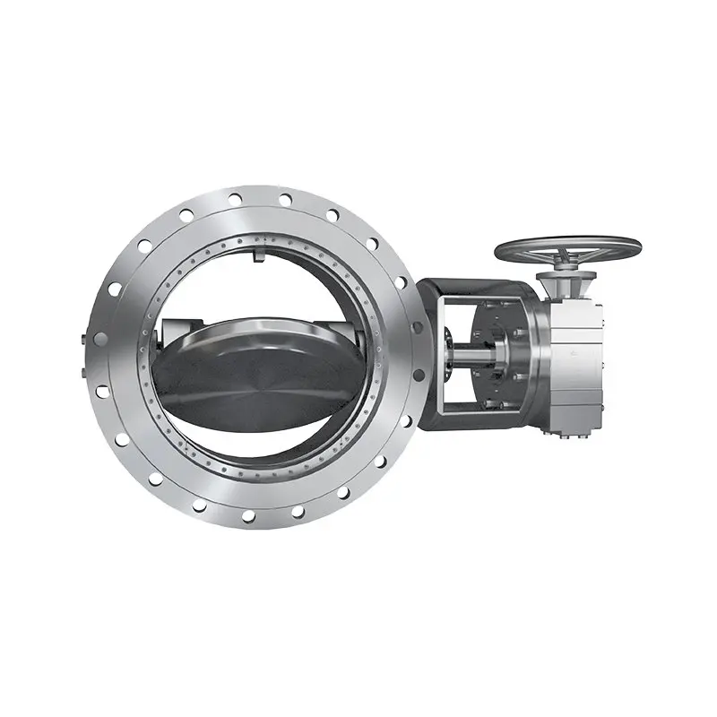 Stainless steel Triple Eccentric Flanged Multi Function Control Marine Butterfly Valve