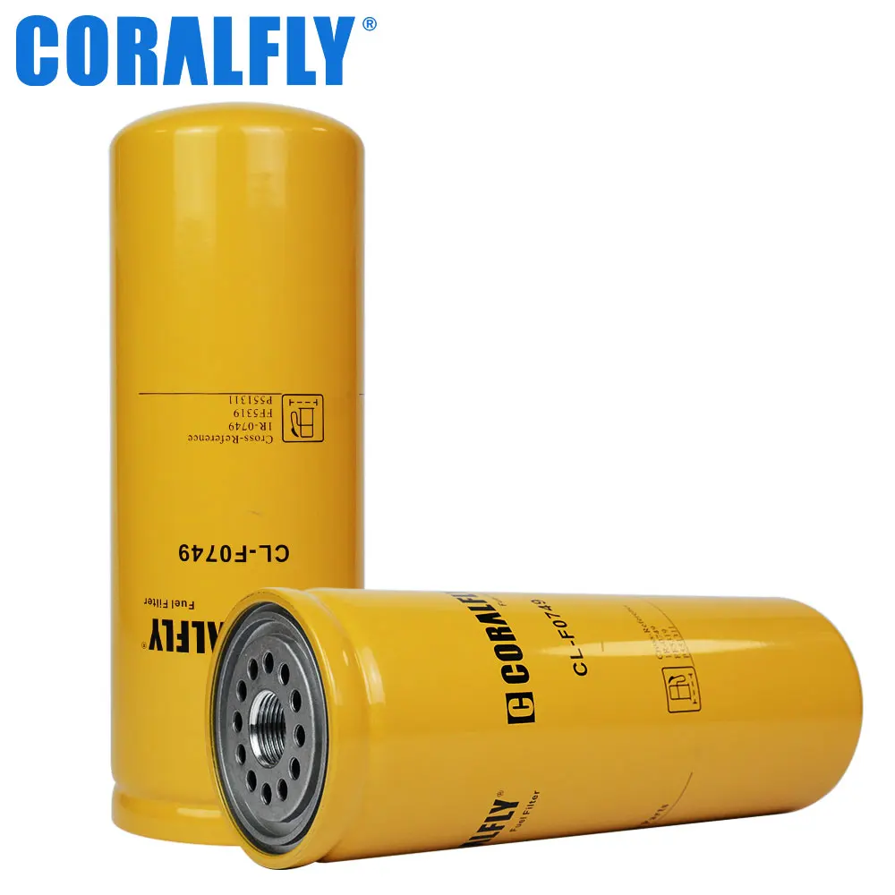Coralfly Filtro 1R0749 1R 0749 1R-0749 us Advanced High Efficiency Diesel Engine Fuel Filter Multipack