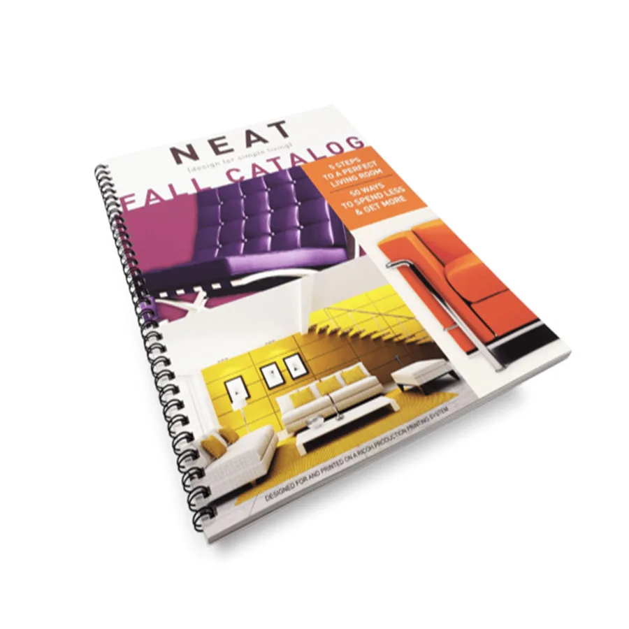 Custom spiral bound Business Directory business company catalog