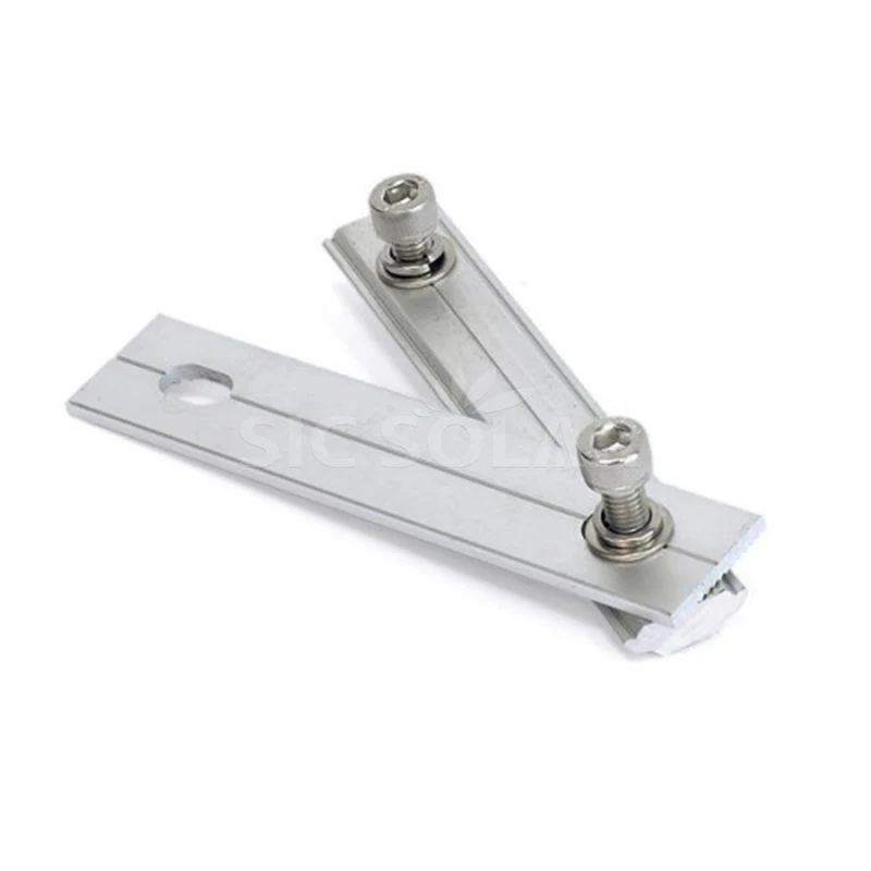 Solar Panel Racking Aluminum Rail Connector Rail Splice Kits