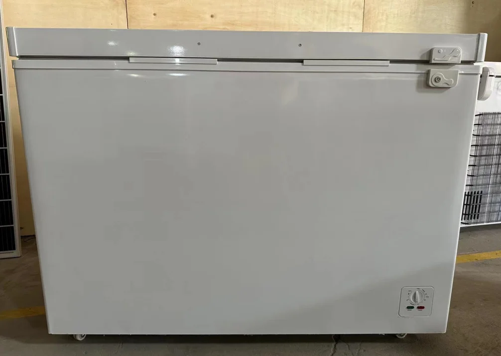 BD/BC-308L 65mm foam thickness solar deep chest freezer solar panel battery homeuse business digital thermostat compressor