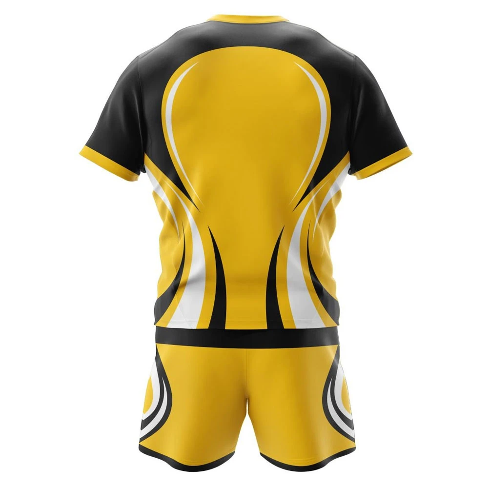 Wholesale 2024 OEM New Design  Custom Made Breathable Material 100% Polyester Rugby Uniform 2024 New Design Rugby Uniform