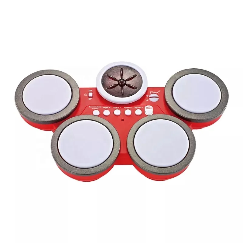 JinYing Newest interesting musical instruments electronic baby mini drum toy for kids