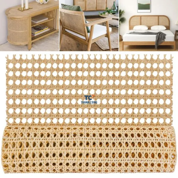 Natural Rattan Cane Rattan Roll Rattan Cane Webbing Roll Weaving For Furniture Wholesale In Bulk