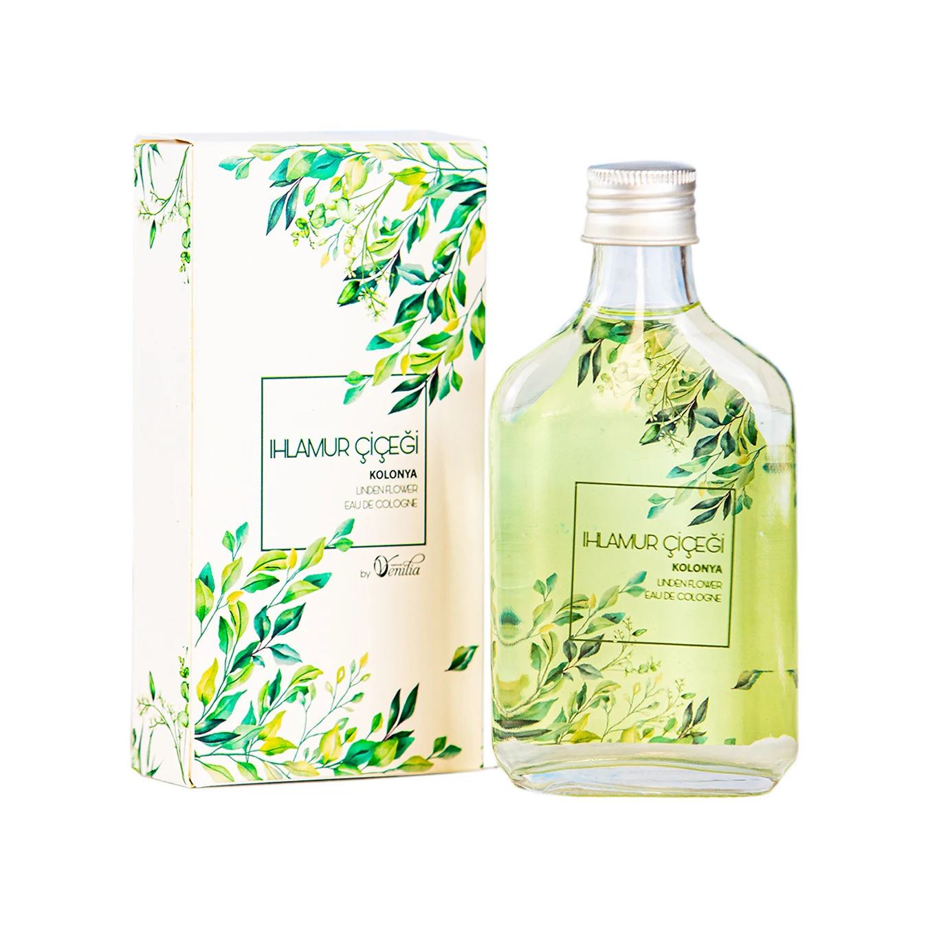 Цветок липы 80 градусов одеколон Eau De Cologne стеклянная бутылка 200 мл частная торговая марка логотип клиента и бренд сделано в Турции