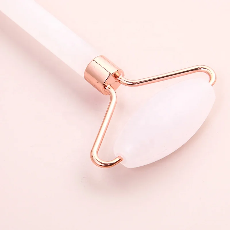 Wholesale Beauty Facial Massage Tool Quartz Rose Massage Gift Set Rose Quartz Jade Roller