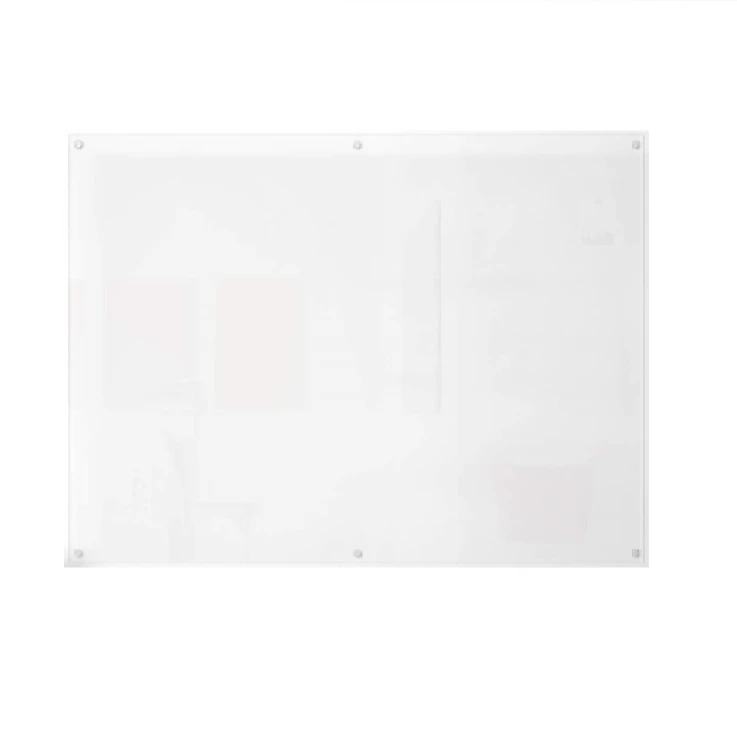 Transparent glass marker board 90*120 cm whiteboard Glass blackboard for Office School Home decor Coworking