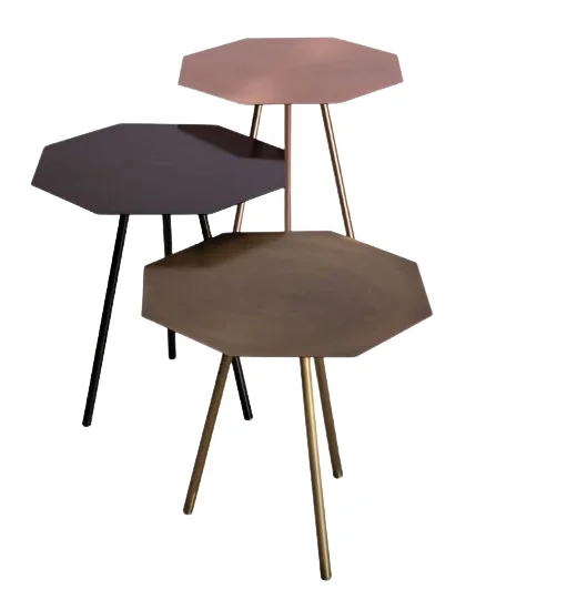 Exclusive Design Rounded Top Nesting Table Living Room Furniture Luxury Nesting Table At Inexpensive Price