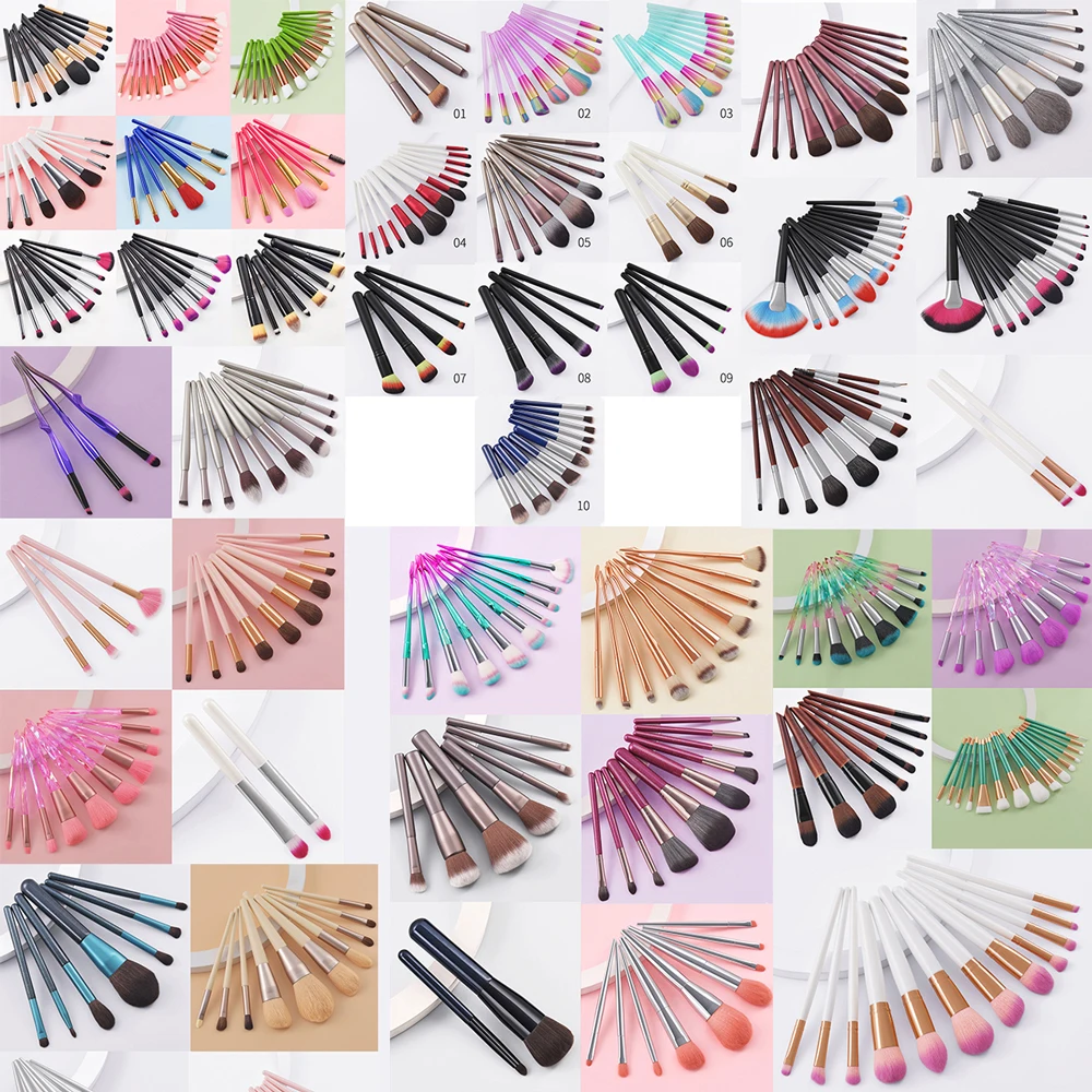 Wholesale private label face eyes lips cosmetic make-up brush custom makeup brush vegan make up brushes
