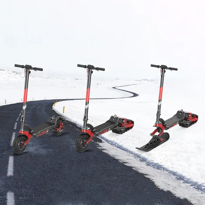 Electric Snow Scooter Electric Snow Mobile 1000W 2000W Lithium Battery Ski Board Skate Snowmobile
