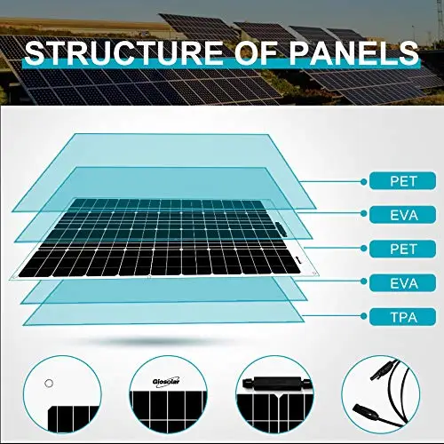 Fixation Panneaux Solaires Prix Residential China Wholesale 200w 400w 800w 1000w 2000w 10000w Flexible Solar Panels 600w Price