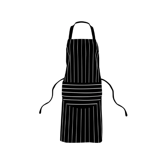 Cotton Polyester Kitchen Bib Apron Disposable Waist Apron Kit Embroidery Logo Food Use Supplied Denim Apron Picture India