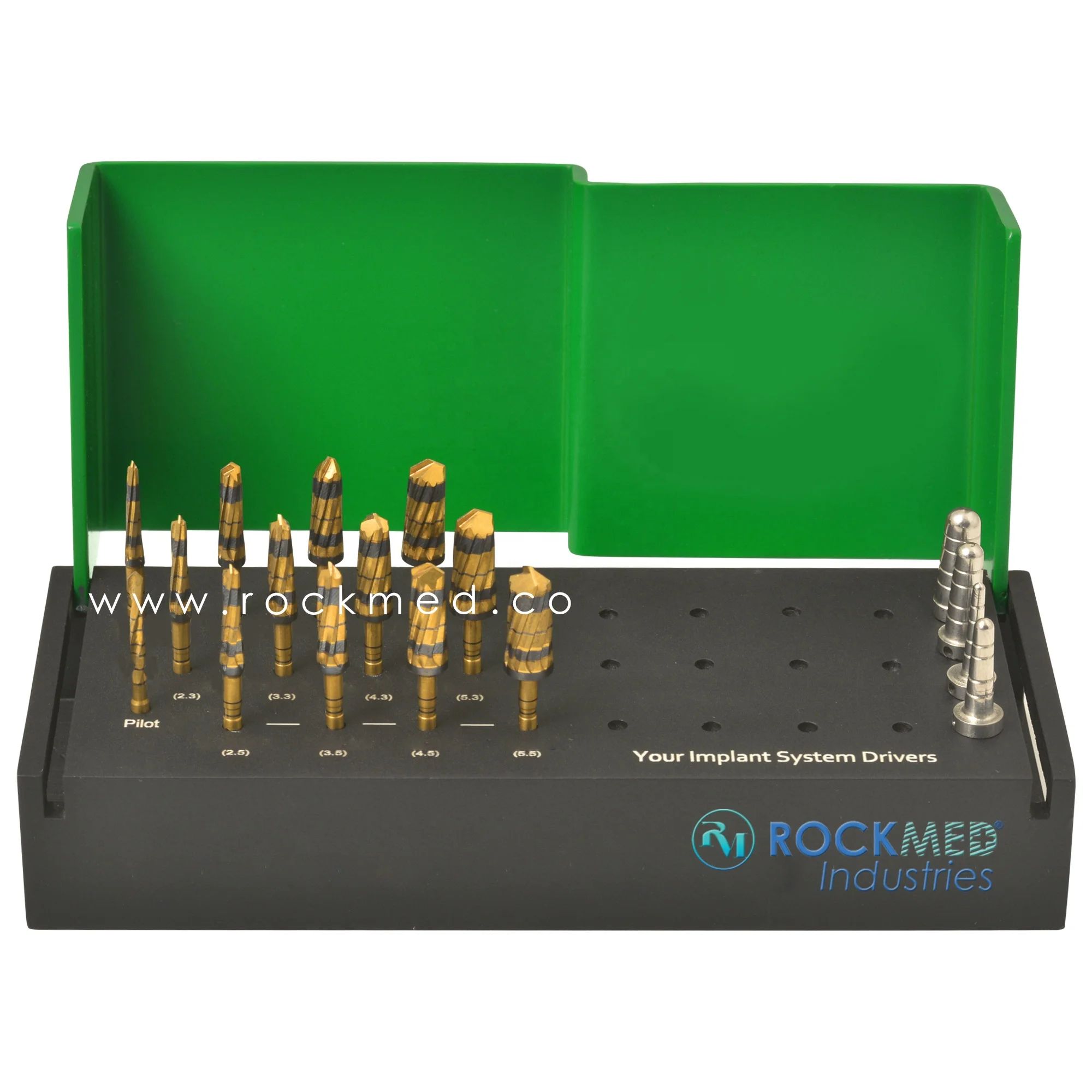 Dental Implant Guided Osseodensification Surgery Drills Kit with Stoppers Wholesale Osseodensification Dental Bur Drills Implant