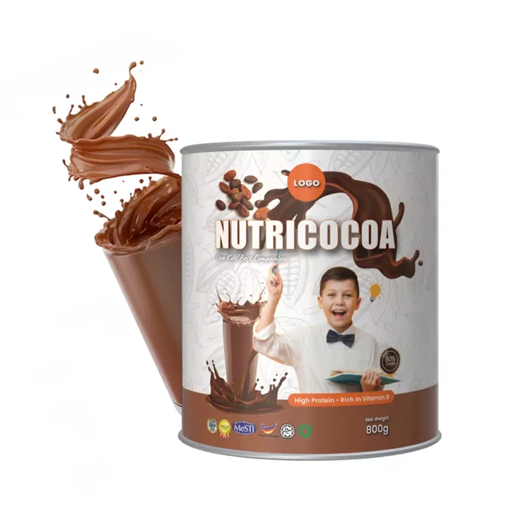 OEM ODM Chocolate Drinks Malted Cocoa Powder Ready to Serve Choco Beverages HACCP Products Malted Cocoa Drink