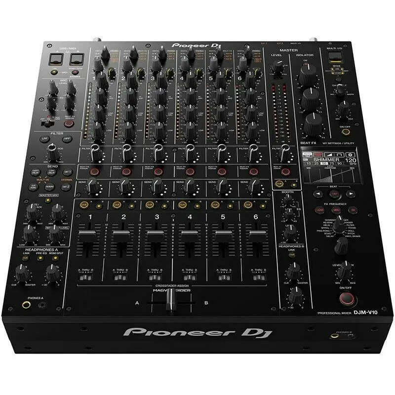 New Discounted Pioneers DJ DJM-V10 LF 6 Channel Professional DJ Mixer