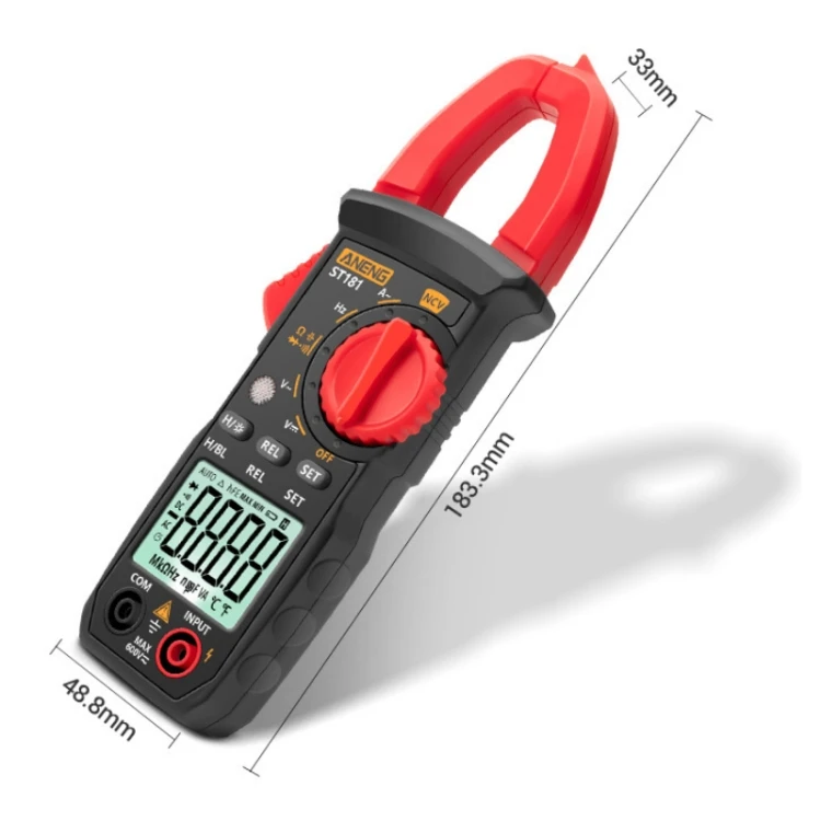 ANENG ST181 Intelligent Digital Backlit Clamp-On High-Precision Multimeter Smart Clamp Meter
