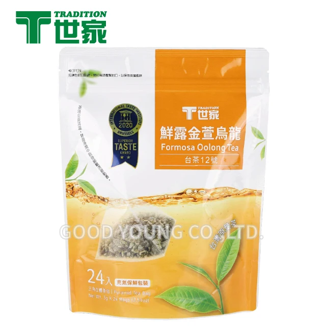Amazon Pyramid Tea Bag 3g Whole Leaf Oolong Tea 24 Bags