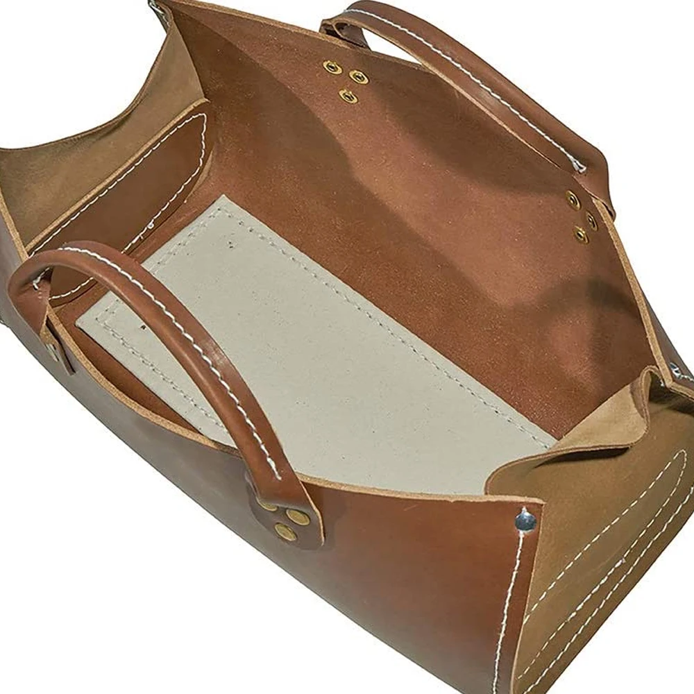 Custom Best Quality Real Leather Knife Roll Storage Bag Chef Tool Kit Bag With Pockets